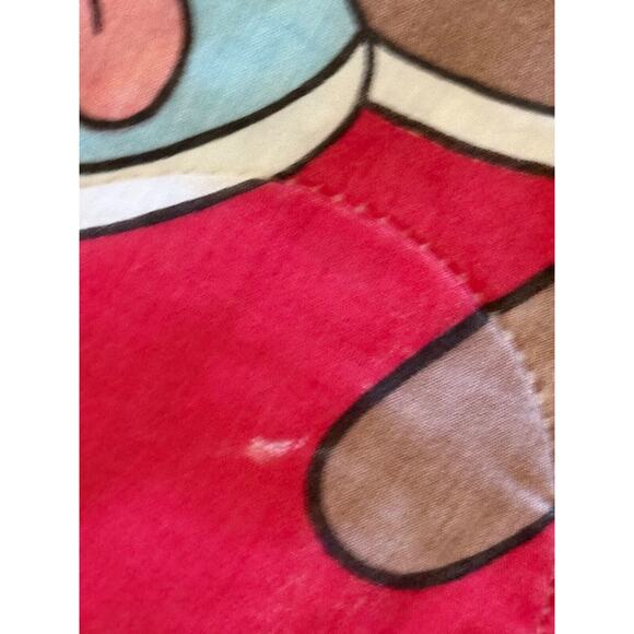 Disney Mickey Friends Sports Comforter Minnie Goofy Donald Vtg 80s Reversible - Picture 13 of 14